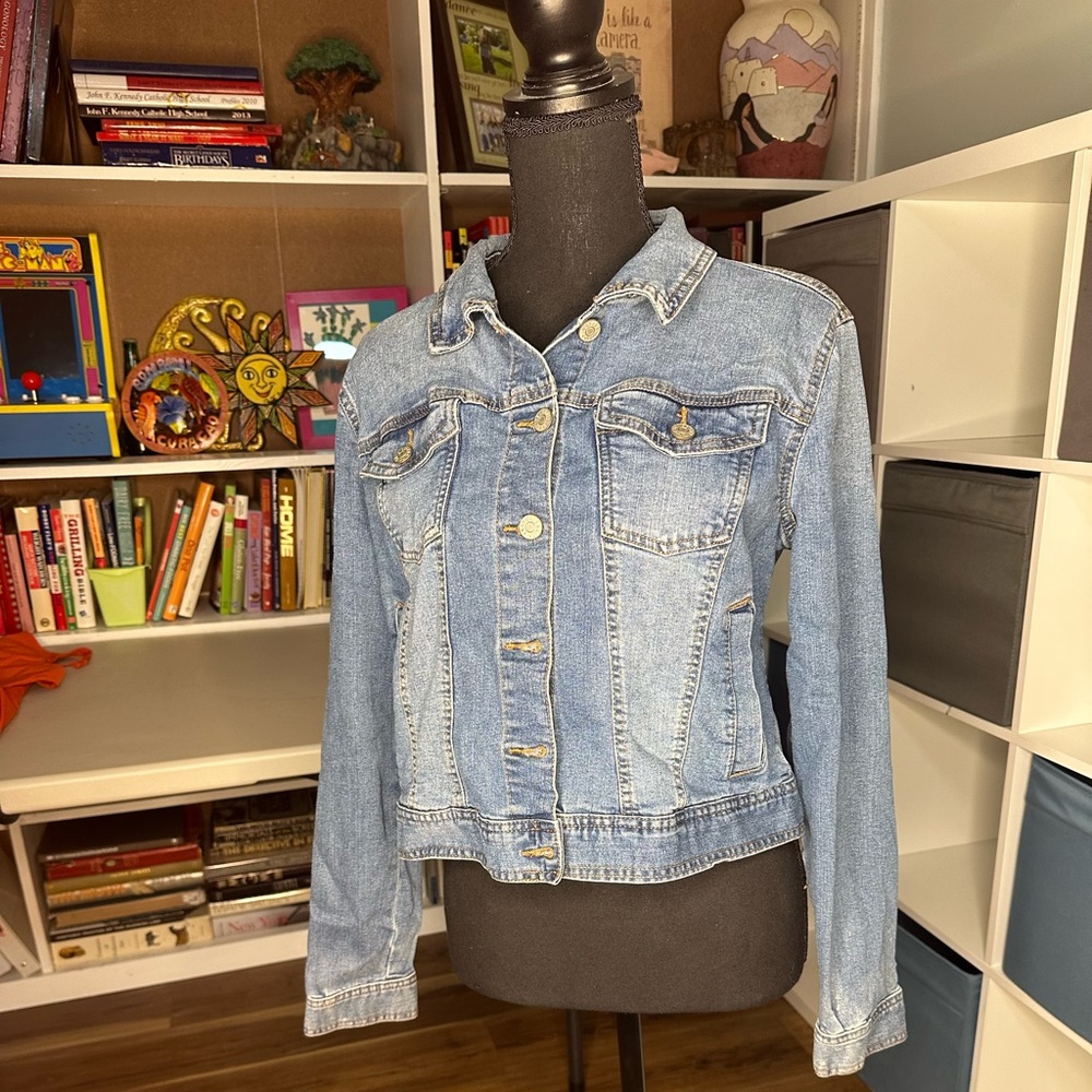 Celebrity Pink Denim Jacket